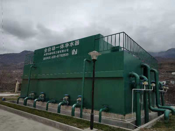 美控儀表應用于一體化凈水設備