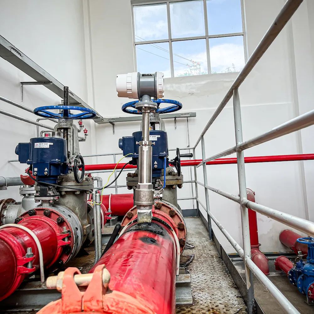 電磁流量計現場圖片